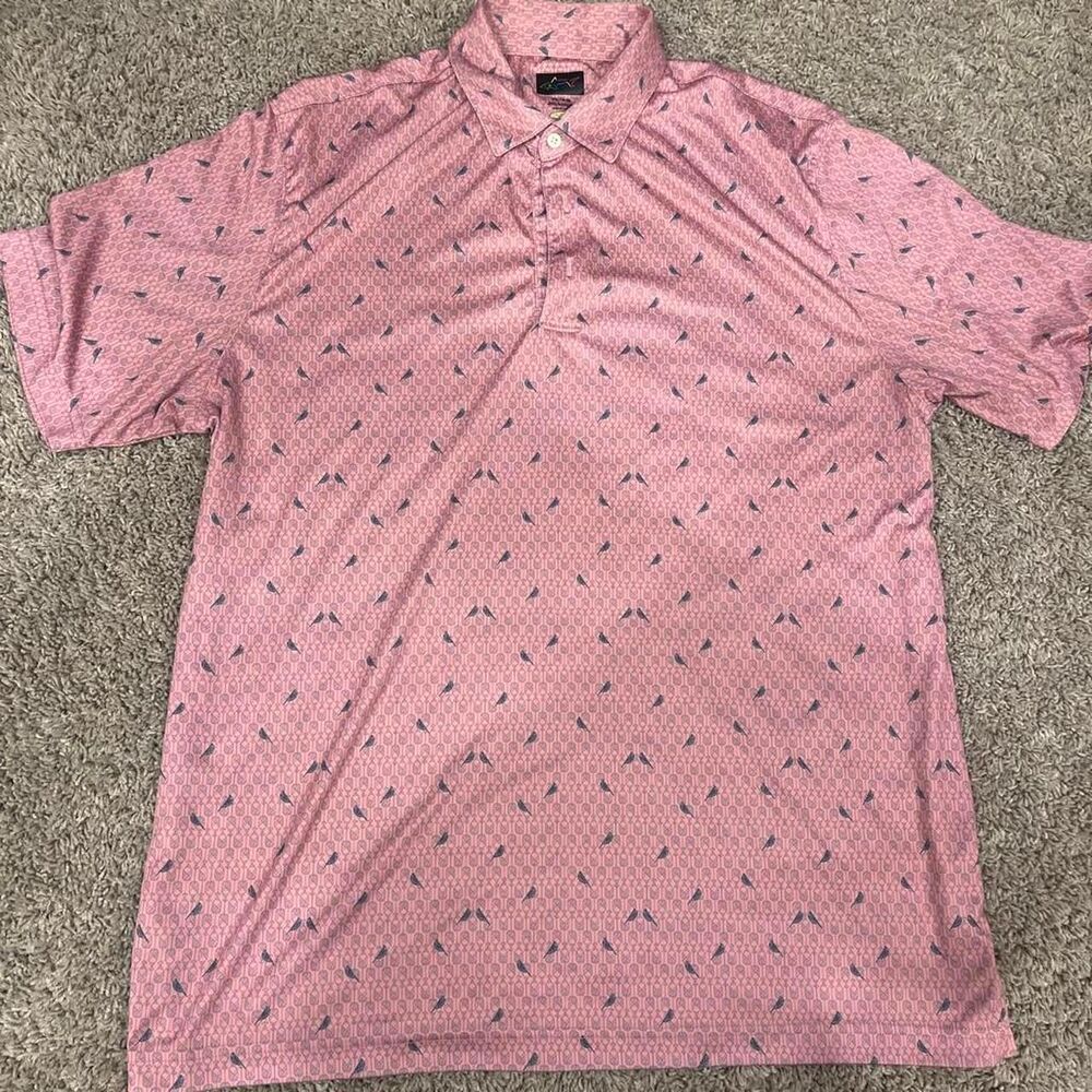 Greg-norman-collection Men's Pink/salmon Polo-shirts